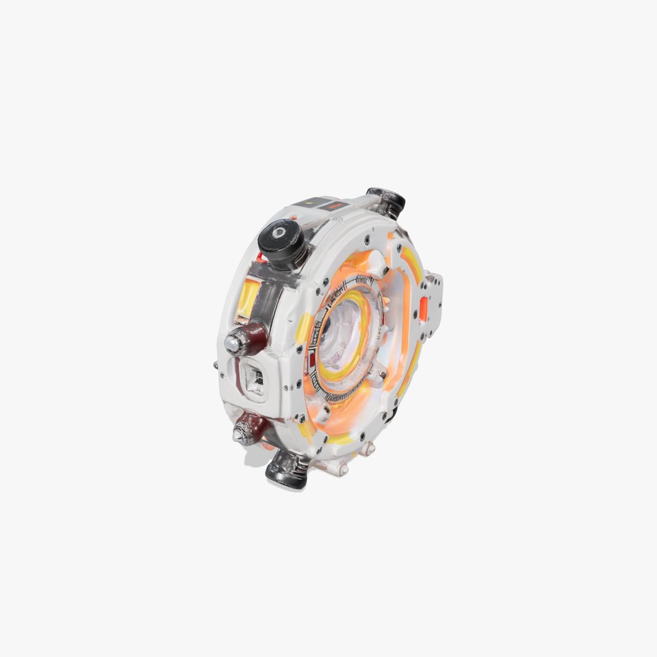 Futuristic Mechanical Device Model Pack with Glowing Details